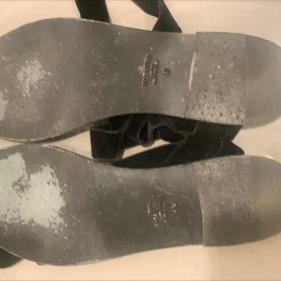 Valentino Velvet Tie Sandals - Size 40 EU - Picture 5 of 5